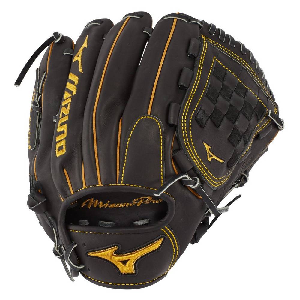 Mizuno Pro Pitcher’s 12" - Deep Pocket Férfi Kesztyű Fekete XYB672583